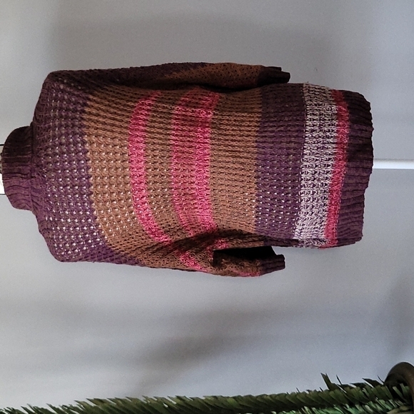 Sonoma open front multicolored cardigan - Picture 2 of 10